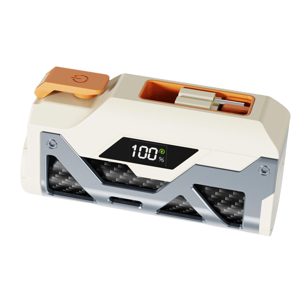 Universally Type C Rechargeable Powerbank Case For 21700 Battery Storage Box Silver 7695001113106