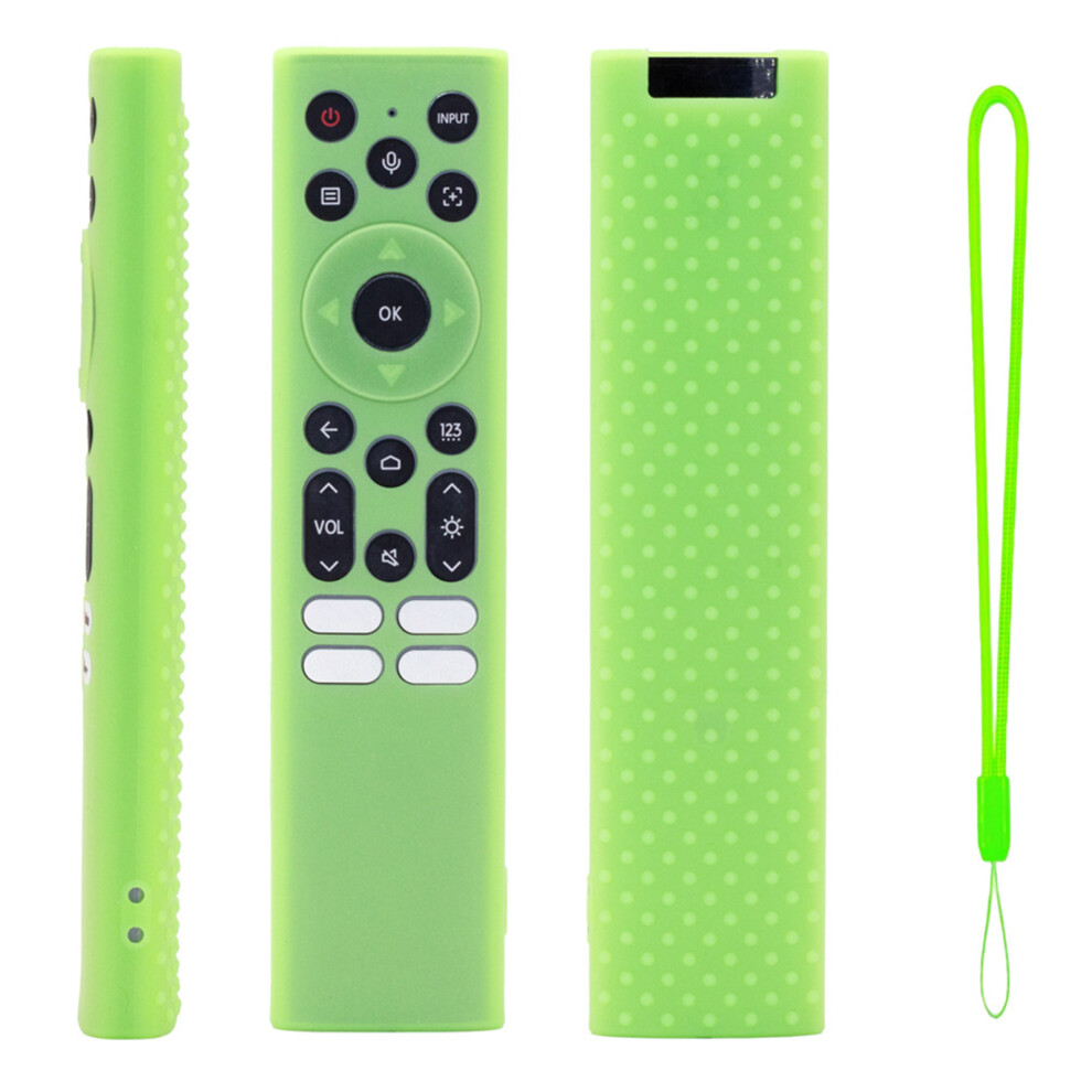 Soft Silicone Tv Remote Case Protector Antidrop Cover For Erf6a82 Controller Light/Green 7695001113502