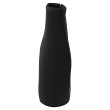 Mangas Refrigeradas para Garrafas de Cerveja com 12 Embalagens para Bebidas Geladas Zip- Extra Espesso Capa de Manga Isolada de Neoprene Preta