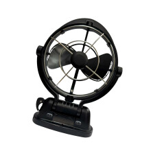 Remote Control Car Fan With 3 Speeds And 4 Timers For Camping And Marine Use Black