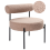 Beliani Armchair ALPHA Boucle Taupe 1