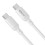 USB to Type C Cable 60W 480Mbps Fast Charging Silicone Cable Data Transfer Cable White 1