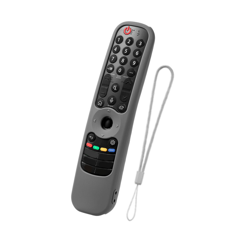 Nonslip Silicone Protector Remote Control Cover Shock Absorbing For Gray 7695001139922