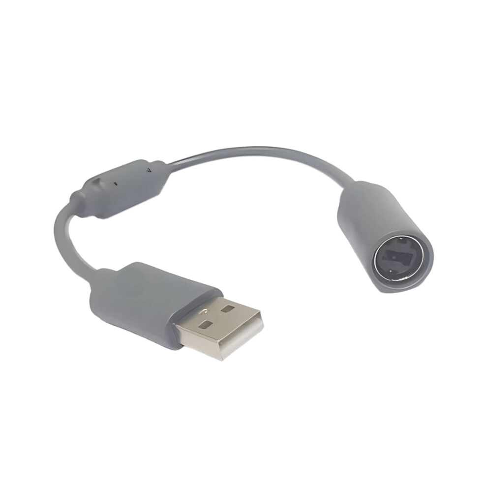 Gamepad Usb Breakaway Corded Controller To Usb Converter Cable For Corded Gray 7695001097185