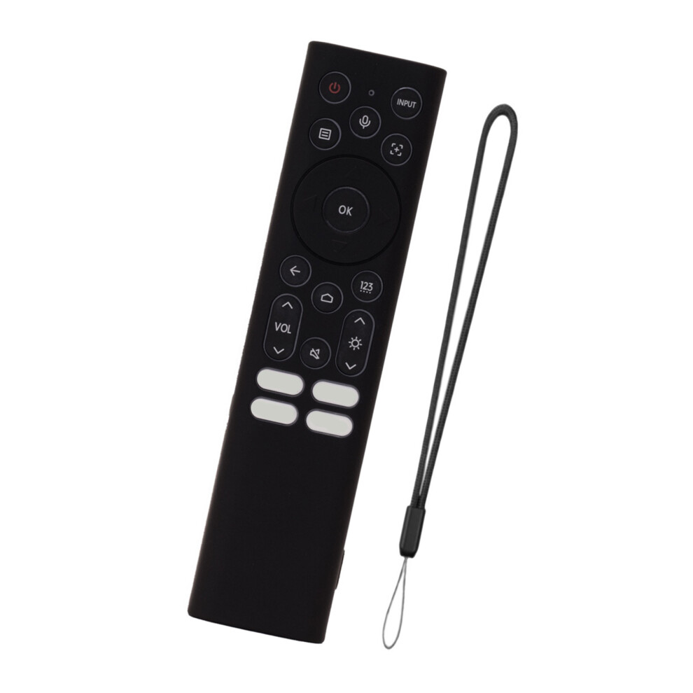 Comfortable Silicone Skin For Erf6a82 Tv Remote Control With Signal Openings Black 7695001117838