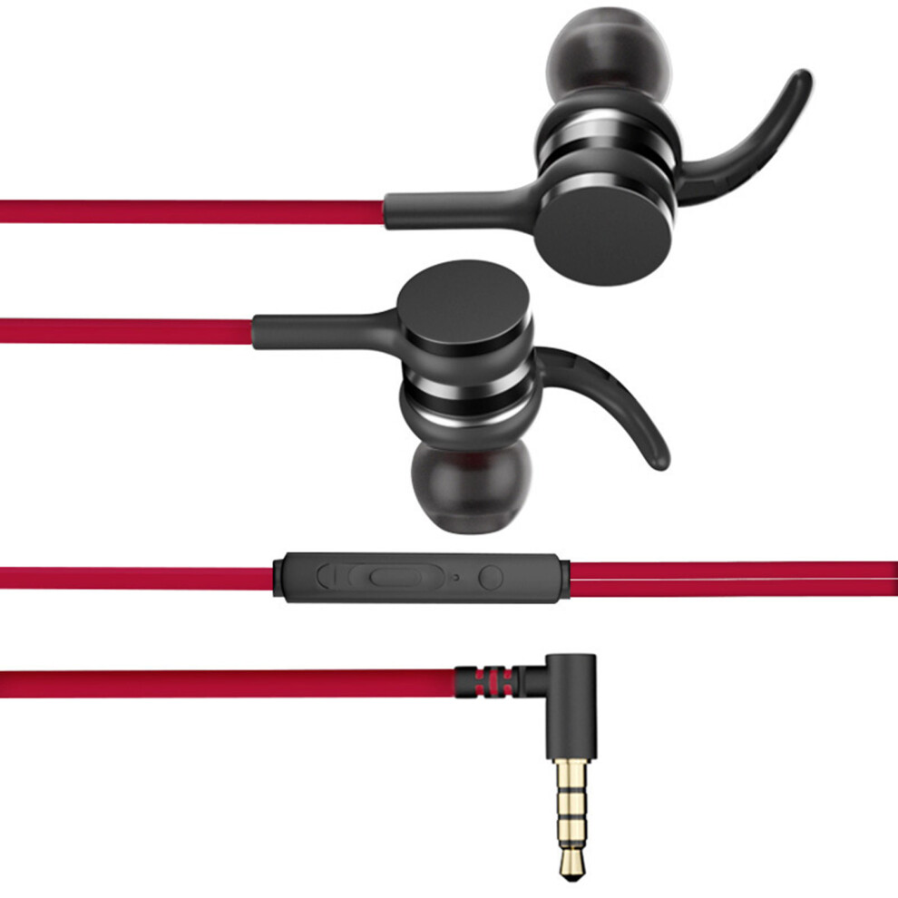 Professional Gaming Earphones With Detachable Mic 7.1 Surround Sound 3.5Mm Red 7695001073196