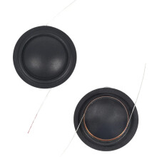 Low Distortion Silk Dome Tweeter Diaphragm For Natural Sound Black