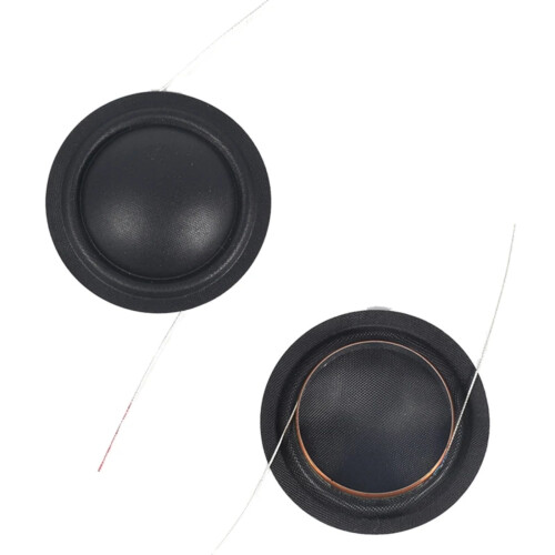 Low Distortion Silk Dome Tweeter Diaphragm For Natural Sound Black