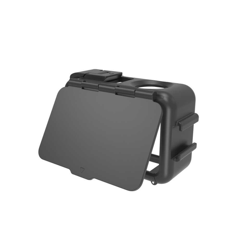 Camera Cage With Sunshade And Cold Shoe Mount For Action 6 Camera Improved Color Black 7695001140058