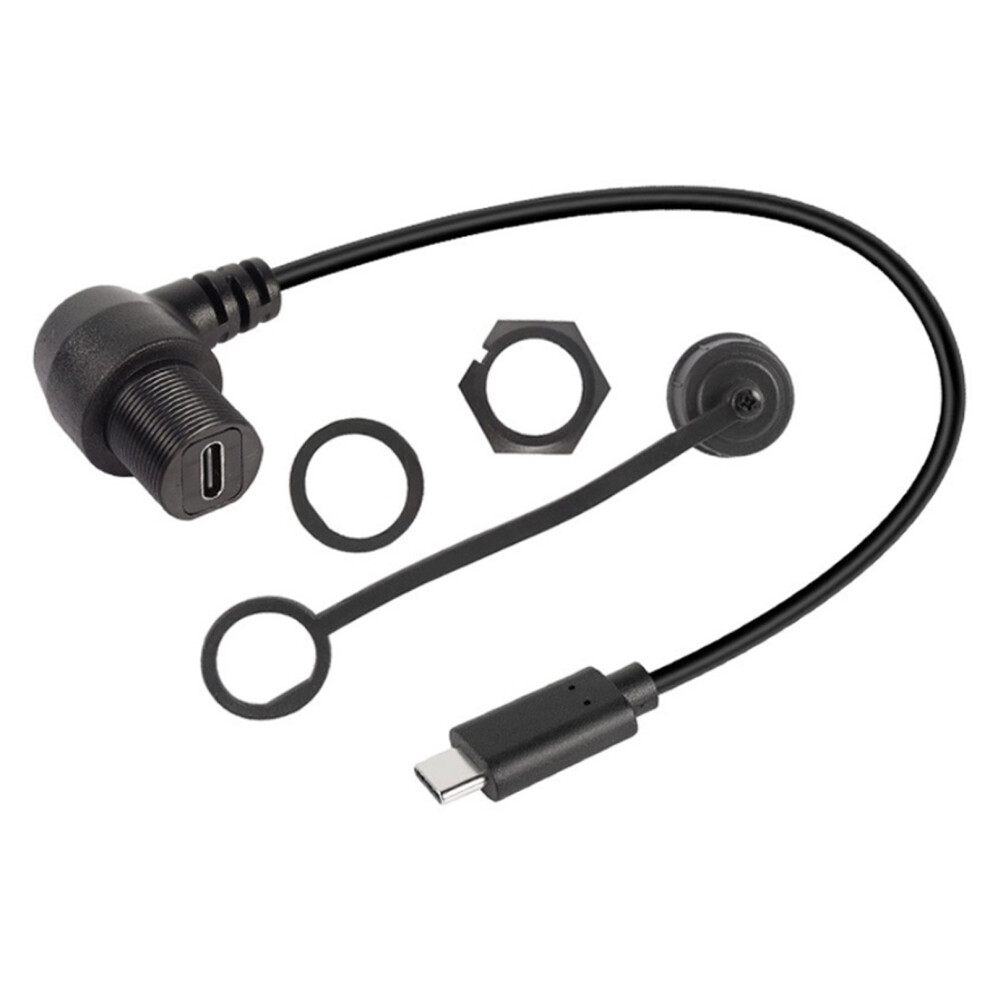 Plastic Typec Extension Cord 30Cm Length Supports Fast Charging Cord Straight Head 7695001079082