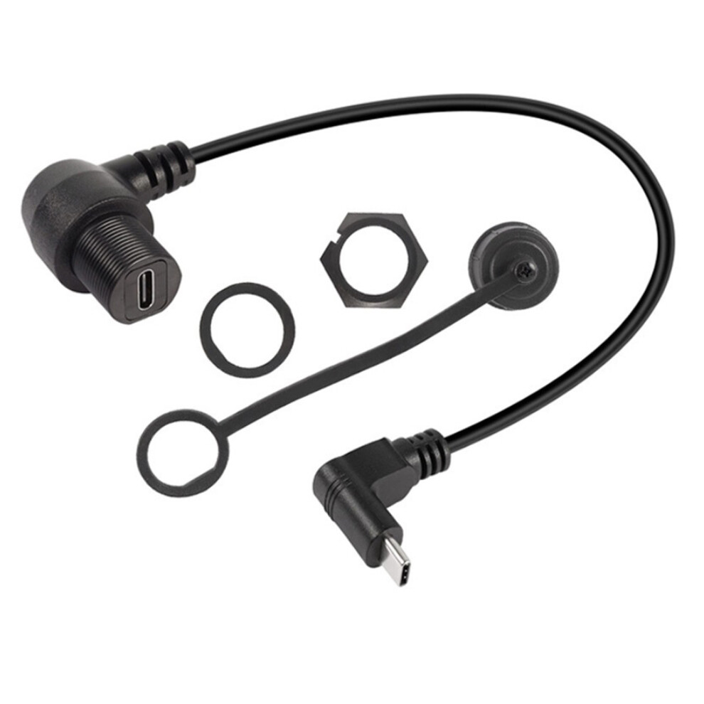 Plastic Typec Extension Cord 30Cm Length Supports Fast Charging Cord Up And Down Bends 7695001079105