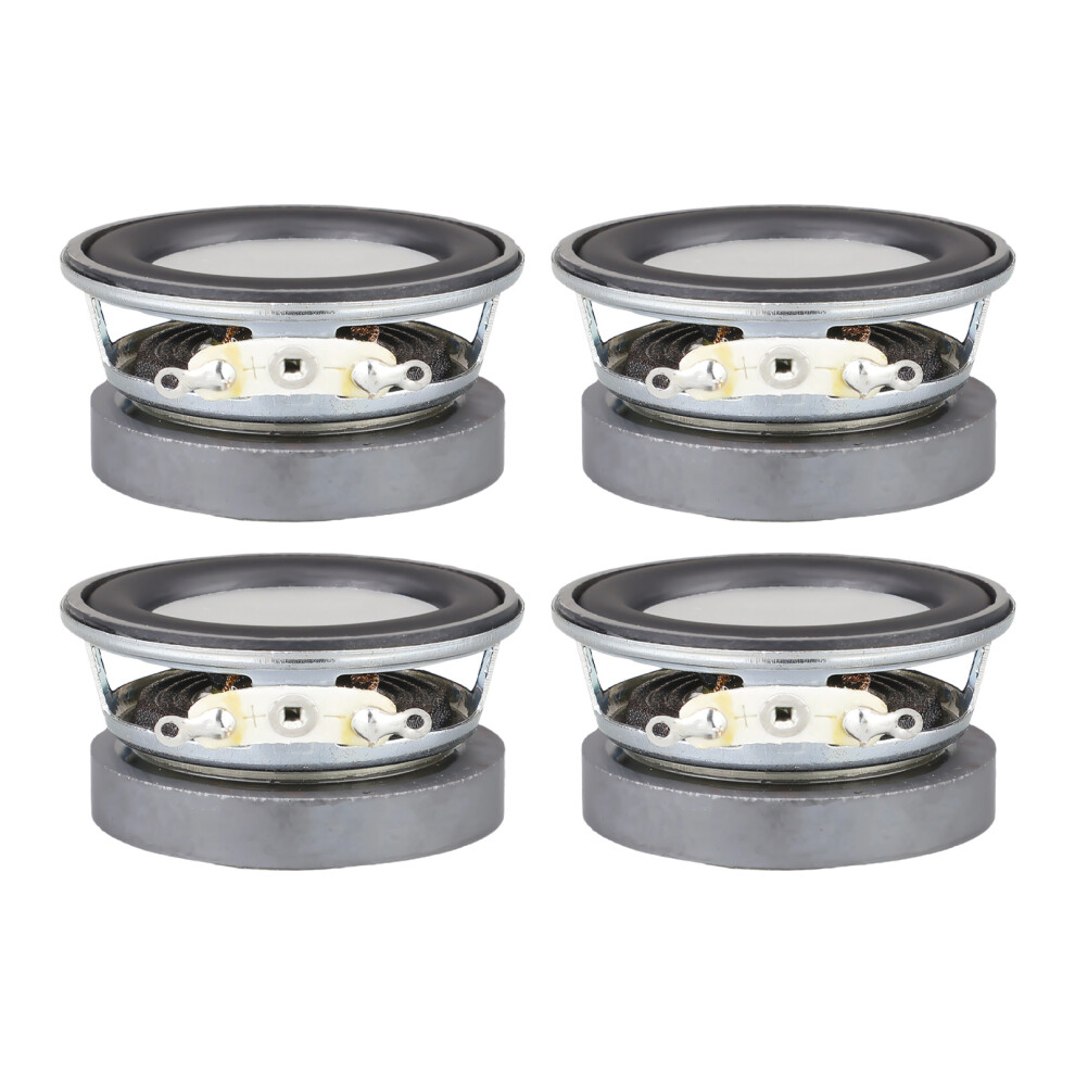 40Mm Loudpeaker 1.5Inch Full Ranged Speaker 4Ohm 3W Metal Frame Bass Speaker 4Pcs 7695001127172