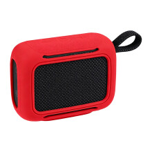 Silicone Case For Small Speaker Perfect Fit And Enhanced Grip Protections Red