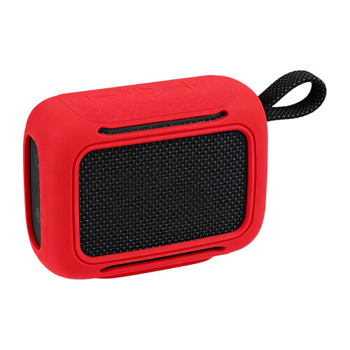 Silicone Case For Small Speaker Perfect Fit And Enhanced Grip Protections Red