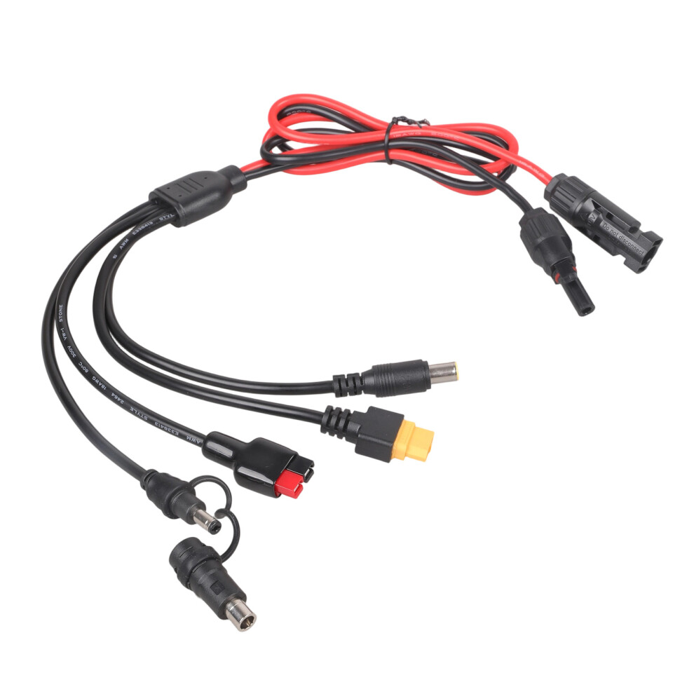 Flexible Solar Energy Cable With Multiple Adapters For Efficient Power Transfer 7695001075688