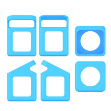 Silicone Case Shockproof Dustproof Protective Sleeve For Toniebox 1 Sound System Blue