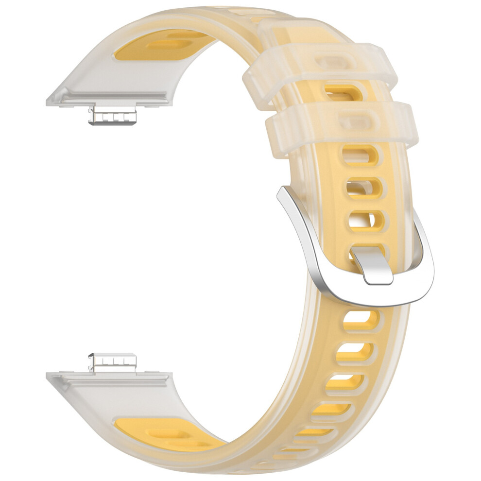 Replacement Watch Band Wristband For Watch Fit 5P/4P/4/3 Intelligent Transparent Yellow 7695001064323