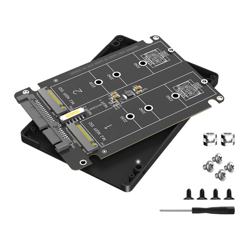 2Port Ngffs Sata3.0 & Msata Ssds To Sata3.0 Adapters With Stable Data Transfer 7695001090063