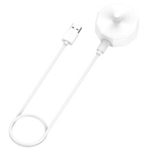 Electric Toothbrushes Power Transfer Charging Base Minimalist Bathroom Friendly White