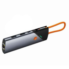 Portable 9 In 1 Type C Adapters With HDTV Ethernet Charging For Work And HDTV and DP
