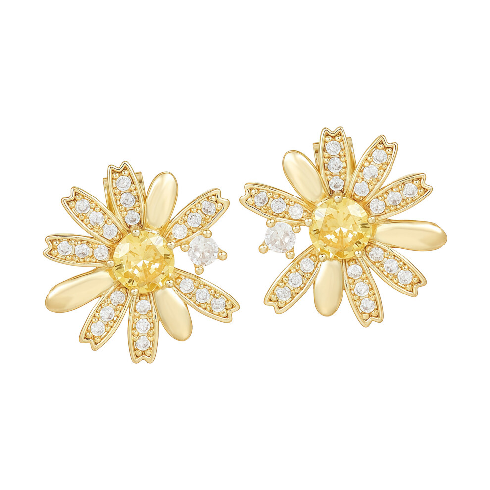 Stylish Flower Design Ear Clip Perfect For Freeclip 2 Earbud For Gift Giving Gold 7695001073240