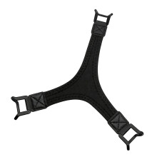 Universal Silicone Tablet Hand Straps With Adjustable Elastics Band For Secure Grip Black