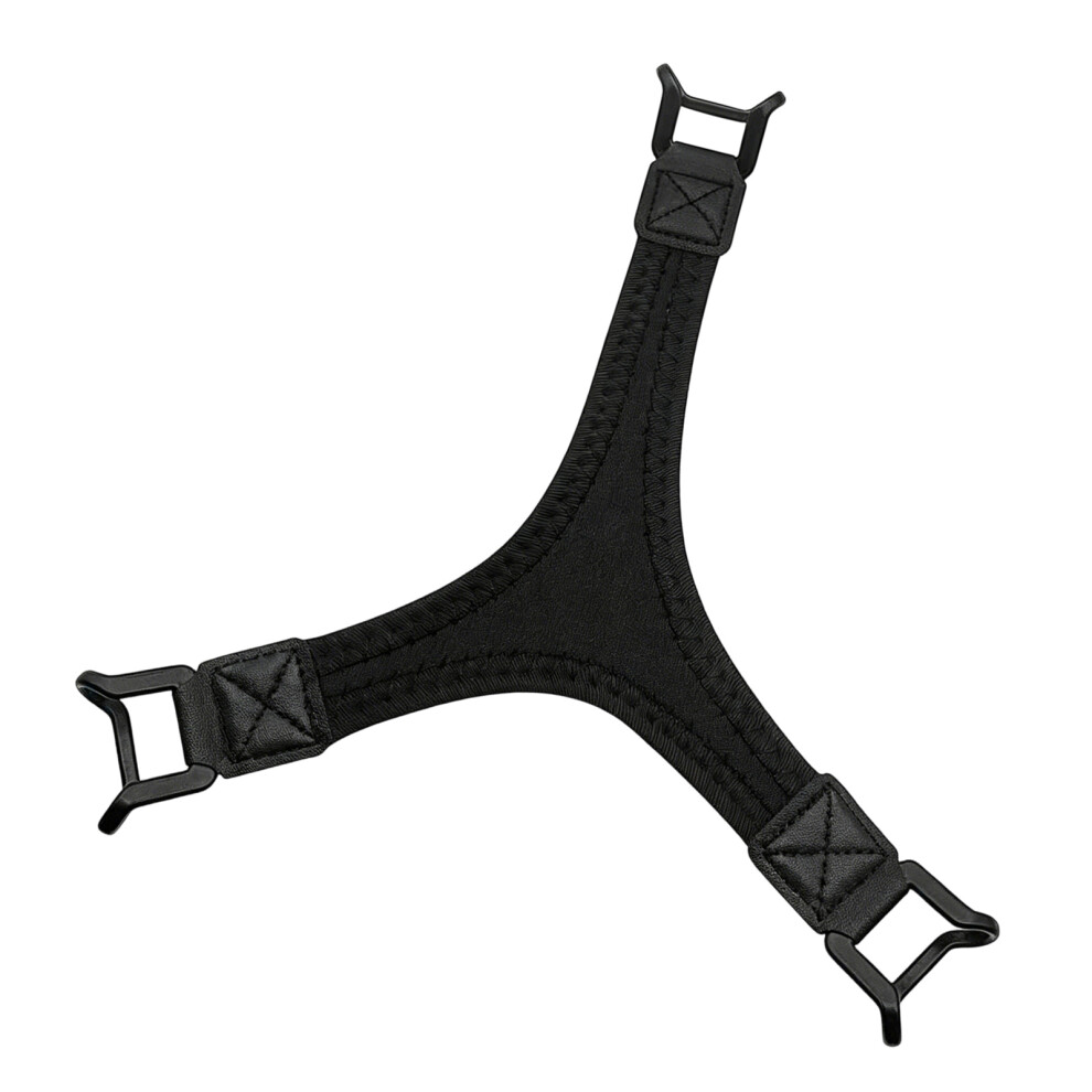 Universal Silicone Tablet Hand Straps With Adjustable Elastics Band For Secure Grip Black 7695001072984