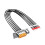 DB15 DB25 Serials Cable Panel Mount Cable Metal Texture for Industrial 0.5m DB9 males 1