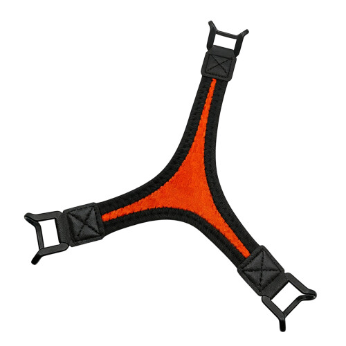 Universal Silicone Tablet Hand Straps With Adjustable Elastics Band For Secure Orange