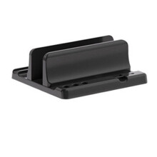 Laptop Stand  Portable Vertical Laptop Stand for Notebook Laptop Black Single Opening