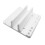 Vertical Laptop Stand Adjustable Slot Suitable for Desktop Space White Single Opening 1