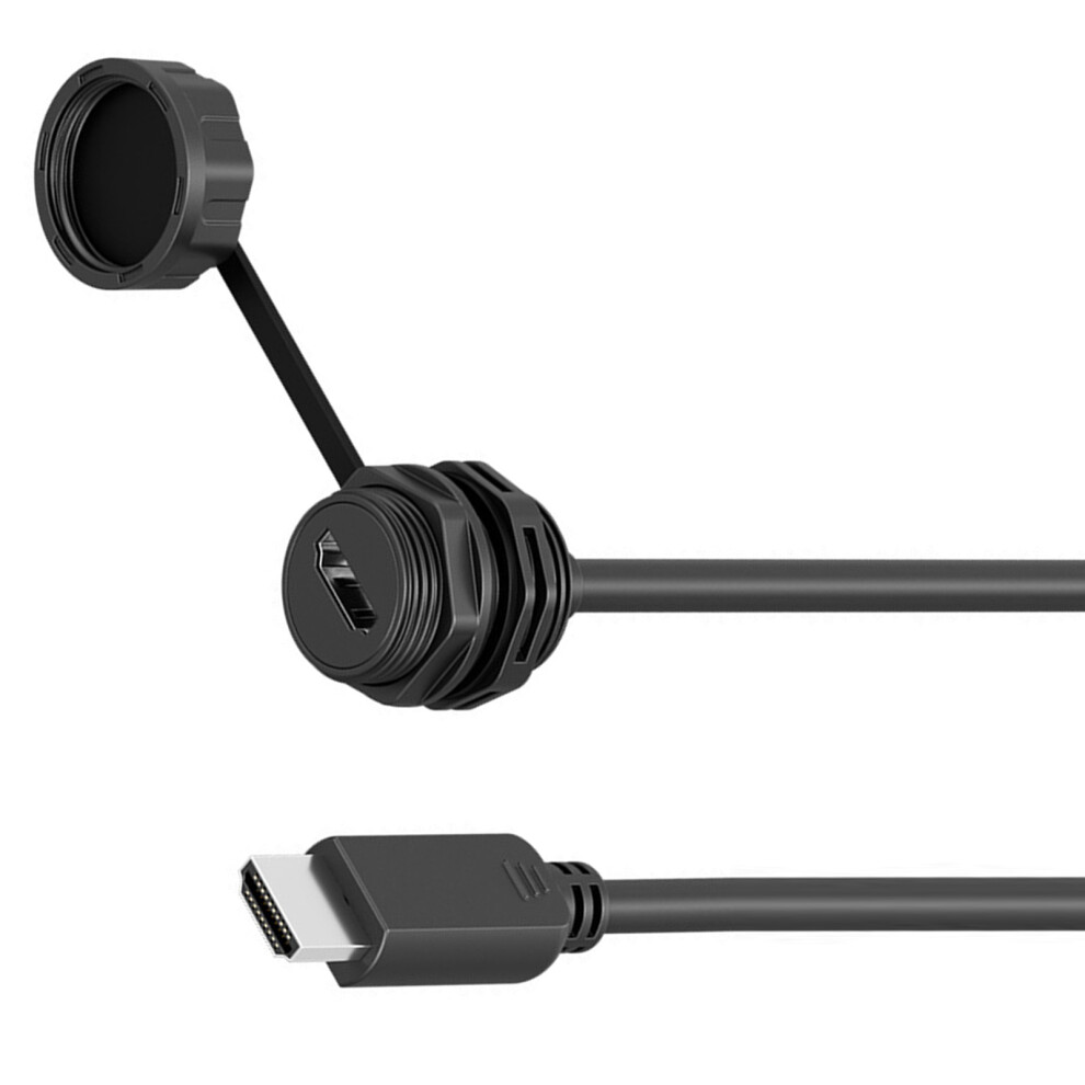 Ip68 Waterproof Hdtv Female To Female Connector For Outdoor Industrial 2M Female To Plug 7695001102599