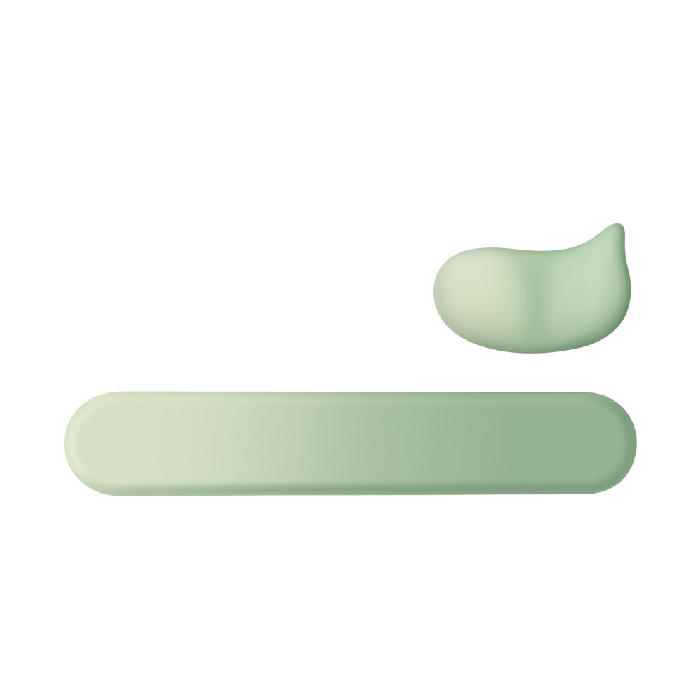 Slipproof Ergonomic Wrist Rest For Computer Keyboard & Mouse Pad Color Mint Green 7695001133272