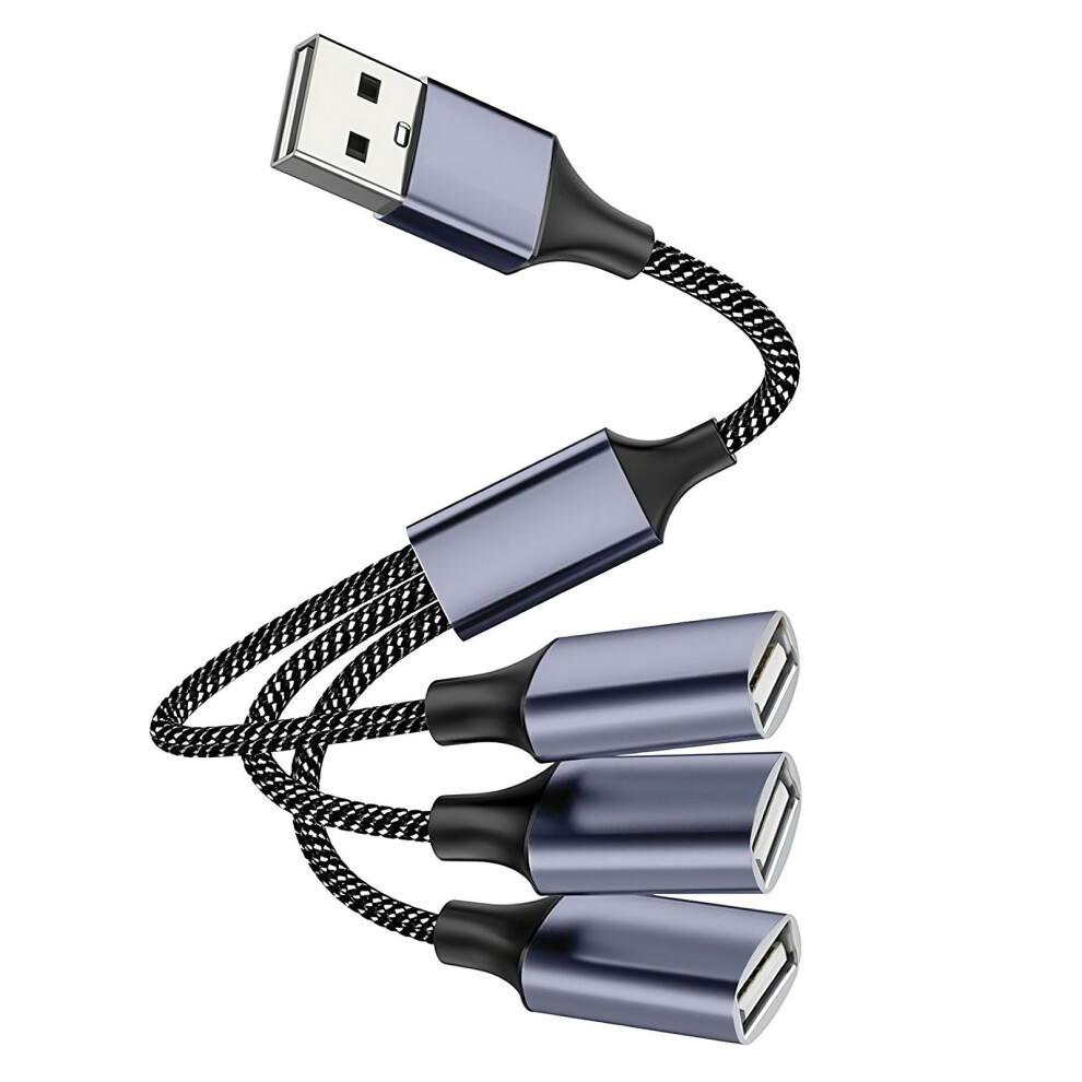 Flexible Usb 2.0 Hub Cable 30Cm Length Supports Multiple Devices Simultaneously Type1 7695001132947