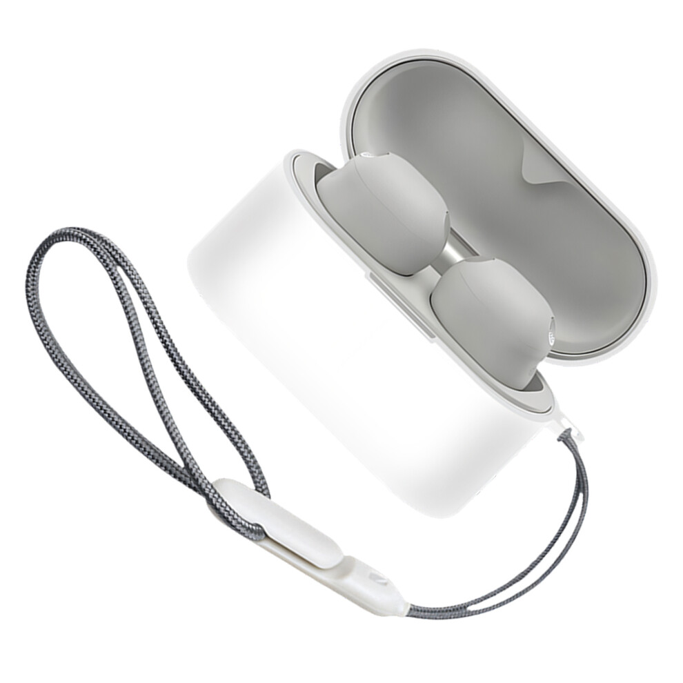 Smooth Textured Cover Scratch Proof & Easy To Clean Case For Wf-1000Xm6 White 7695001132855