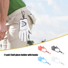 Golfs Gloves Stretcher Golfs Bag Golfs Glove Holder Hanger Keeper Dryer Shaper White