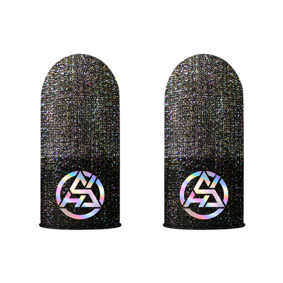 Sweat Absorbing Finger Sleeves For Mobile Gaming With Fast Response Design Black 7695001146289