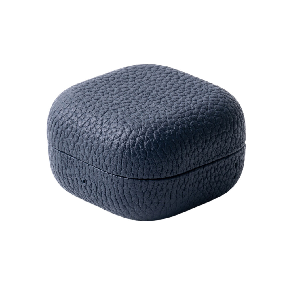 Pu Sleeve Guard Shell Earphone Housing Case Skin From Daily Wear&Tear Dark Lychee Blue 7695001125543