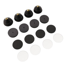 Pack Of 4SET Wood Metal Shock Absorbing Feet Speaker Isolation Spikes Feet Pad
