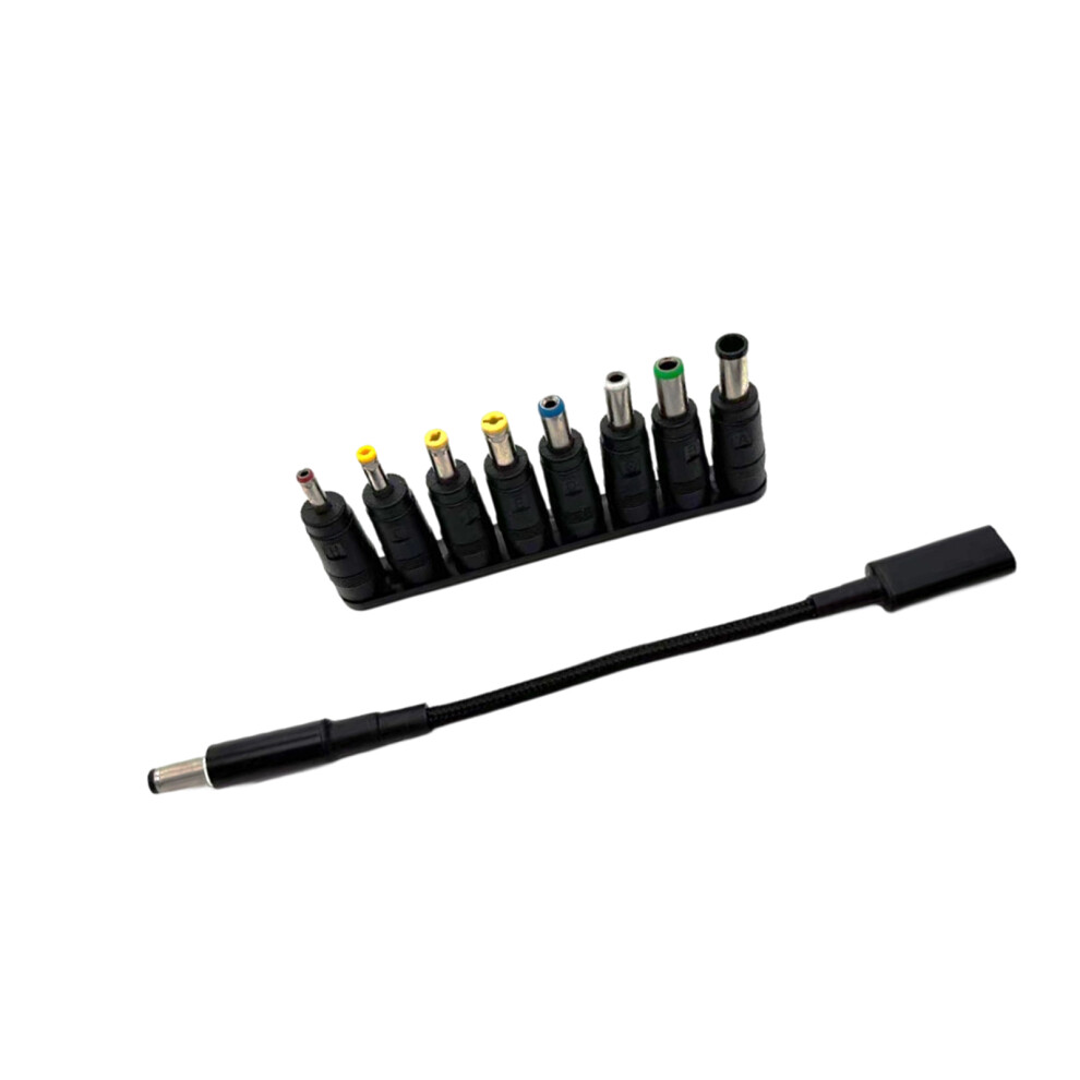 Efficient Pd100w Rapid Charging Cable For Notebook With Assorted Connector Set 8 Piece Set 7695001147095