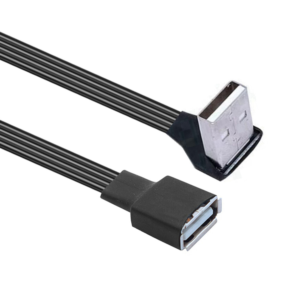Portable Usb 2.0 Extension Data Cord For Computer Television And Automotive Use 2M Bend Up 7695001146784