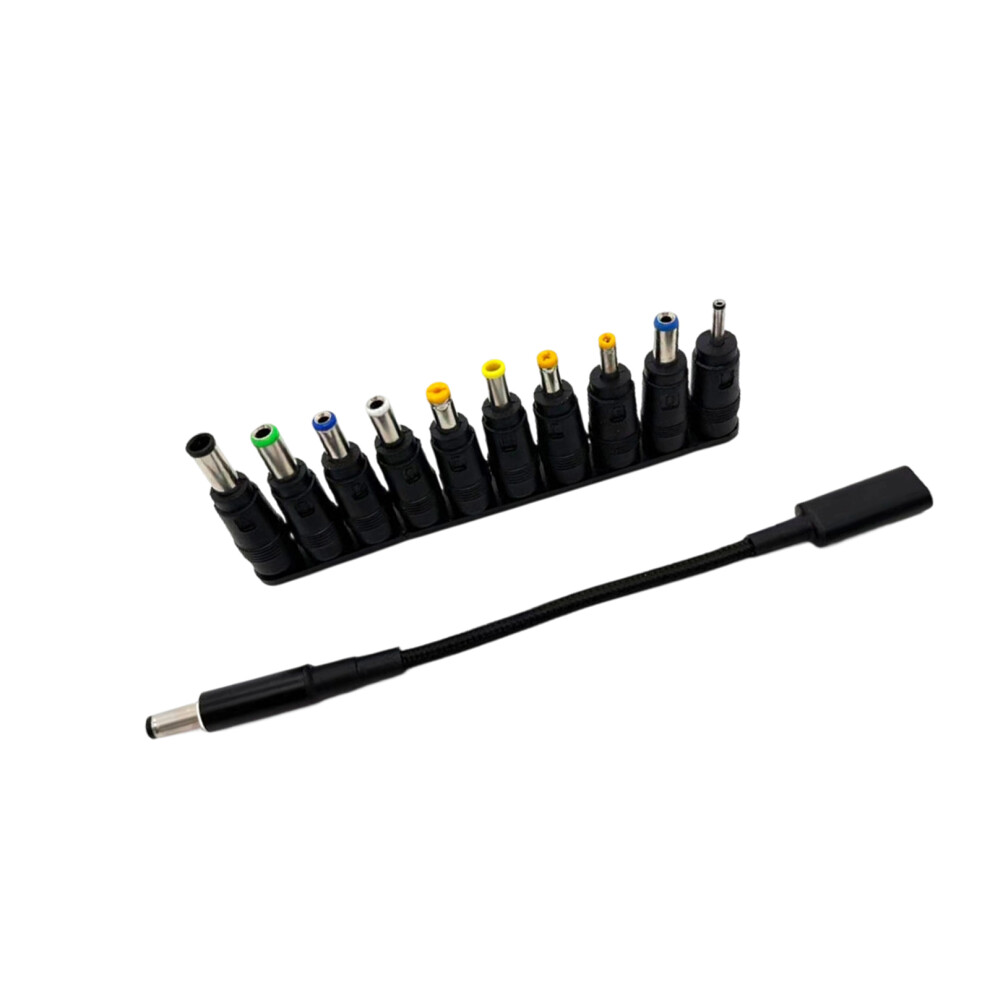 Efficient Pd100w Fast Charging Cable For Notebook Includes Various Connectors 10 Piece Set 7695001147071