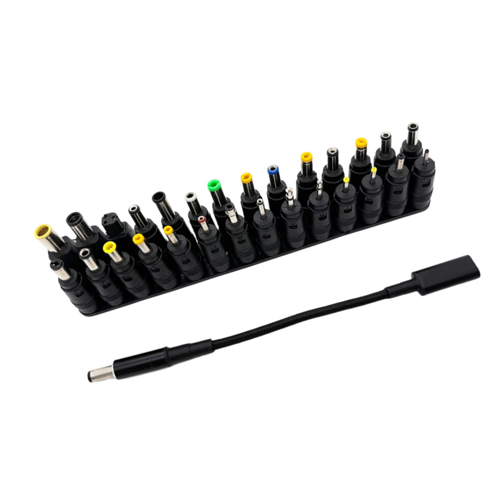 Efficient Pd100w Rapid Charging Cable For Notebook With Assorted Connector 28 Piece Set 7695001146975