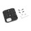 Aluminum Alloy Positioning Plate Multi Hole Board with 1/4 and 3/8 Threaded Hole Silver 1