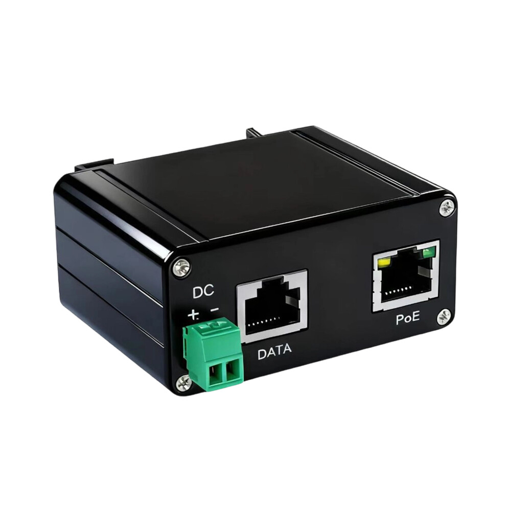 2.5G Poe Injector For Industrial Applications Ip40 And Surges Protections Ec150a 7695001128292