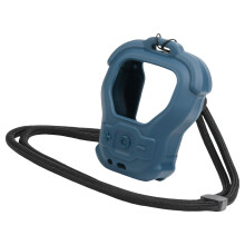 Silicone Case Shell For Speaker Featuring Enhances Grip And Stand Function Blue