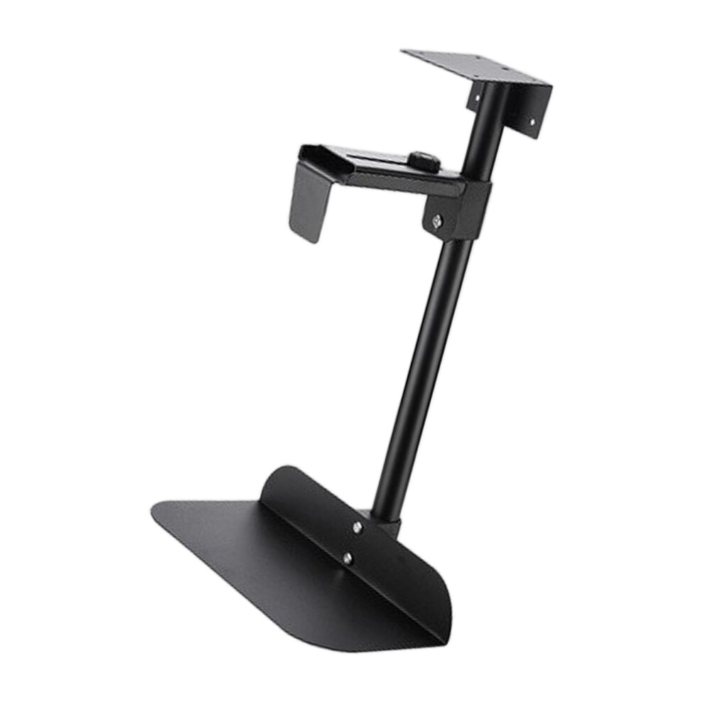 Modern Alloy Cpu Stand For Hanging Desktop Computer Under Desk Or On Wall Black 7695001077118