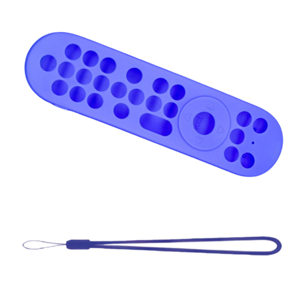 Silicone Cover For Xumo Rcpr3 Pr3uq Es1 Remote Control Case Nonslip Protector Blue 7695001077088