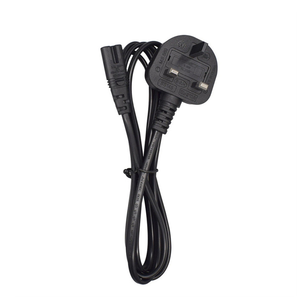 Standard Power Cable Iec320 C7 To Bs1363 3Pin Adapter For Laptop Monitor 7695001056465