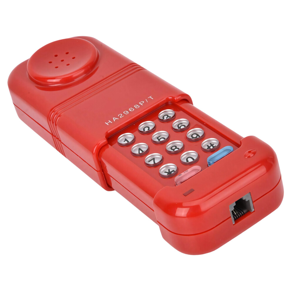 Sophisticated United Phone With Last Number Retrieval Abs Material Construction Red 7695001112413